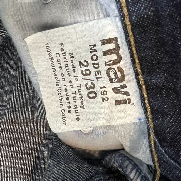 NWOT Mavi Style 192 Flared Denim Jeans Dark Wash Classic 100% Cotton Size 29/30 - Picture 7 of 14